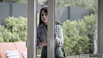 Landlady convinces tenant to be a man and fuck her.The big tits milf sucks cock and his wife catches them.The petite girl joins and he anal fucks them